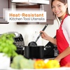 image:imageNutriChef Kitchen Cooking Utensils Set  Includes Soup Ladle Pasta Fork and Spatula Works with Model NCCWA13