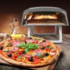 image:imageNutriChef Portable Outdoor Gas Pizza Oven  Includes Foldable Feet Adjustable Heat Control Dial Burner Stone amp Regulator Hose  Cooks 12 Pizza in 60 Seconds  2524 x 1614 x 1240 INBlack