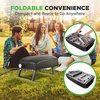 image:imageNutriChef Portable Outdoor Gas Pizza Oven  Includes Foldable Feet Adjustable Heat Control Dial Burner Stone amp Regulator Hose  Cooks 12 Pizza in 60 Seconds  2524 x 1614 x 1240 INCarbon Black