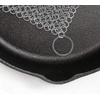 image:imageNutriChef Stainless Steel Cast Iron Cleaner  394x394 Rustproof Dishwasher Safe Chainmail Metal Scraper Cleaning Tool for Preseasoned Pans Pot Dutch Oven Skillet Wok Waffle Iron  NutriChef NCCISSC84