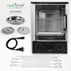 image:imageNutrichef Vertical Countertop Oven with Rotisserie Bake Broil amp Kebab Rack Functions  Adjustable Settings  2 Shelves  1500W  Thanksgiving Turkey  Includes Grill Kebab skewer racks amp bake pan
