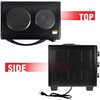 image:imageUpdated Premium Version Multifunction Grill Oven Dual Hot Plate Toaster Oven wRotisserie GrillGriddle Top Countertop Convection Oven wWire Grill Rack Baking Tray Skewers Tray HandlesSilver