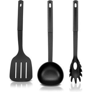 image:imageNutriChef Kitchen Cooking Utensils Set  Includes Soup Ladle Pasta Fork and Spatula Works with Model NCCWA13