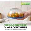 image:imageNutriChef 4Piece Glass Mixing Bowls with Lids  Premium Borosilicate Glass Bowl Set 1 QT37 QT  NonToxic Bowls with Airtight Lids for Mixing Baking Serving amp Storage