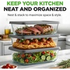 image:imageNutriChef 6 Piece Glass Loaf Pans for Baking Bread  76 Cups Stackable Glass Bread Loaf Pan  3 loaf Pan with 3 Lids  Oven amp Microwave Safe Dishwasher Safe  ClearOne Size