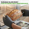 image:imageNutriChef 6 Piece Glass Loaf Pans for Baking Bread  76 Cups Stackable Glass Bread Loaf Pan  3 loaf Pan with 3 Lids  Oven amp Microwave Safe Dishwasher Safe  ClearOne Size