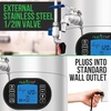 image:imageNutriChef All In One Home Beer Brewing Mash and Boil Device with Circulation Pump 5Piece Maker Machine Set 9 Gallon 1600w Max wLCD Display Programmable MultiStep Control System Stainless SteelRecirculation Pump