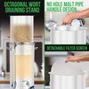 image:imageNutriChef All In One Home Beer Brewing Mash and Boil Device with Circulation Pump 5Piece Maker Machine Set 9 Gallon 1600w Max wLCD Display Programmable MultiStep Control System Stainless SteelRecirculation Pump