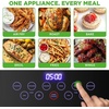 image:imageNutriChef Family Size 75 Quart Air Fryer  6 Preset Cooking Modes  Glass Fry Bowl for Best Cooking  360 Air Circulation  Cook Veggies Steak Fries Seafood Chicken amp More  White