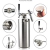 image:imageNutriChef Pressurized Growler Tap System  128oz Stainless Steel Homebrew Mini Keg Dispenser Portable Kegerator Kit  Co2 Pressure Regulator Keeps Carbonation for Craft Beer Draft 