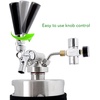 image:imageNutriChef Pressurized Growler Tap System  128oz Stainless Steel Homebrew Mini Keg Dispenser Portable Kegerator Kit  Co2 Pressure Regulator Keeps Carbonation for Craft Beer Draft 