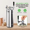 image:imageNutriChef Pressurized Growler Tap System 128oz DoubleWalled Stainless Steel Mini Keg Dispenser Portable Kegerator Kit Co2 Pressure Regulator Keeps Carbonation for Craft Beer Draft and HomebrewSingle Wall