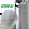 image:imageNutriChef Pressurized Growler Tap System 128oz DoubleWalled Stainless Steel Mini Keg Dispenser Portable Kegerator Kit Co2 Pressure Regulator Keeps Carbonation for Craft Beer Draft and HomebrewDouble Wall