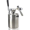 image:imageNutriChef Pressurized Growler Tap System  Stainless Steel Mini Keg Dispenser Portable Kegerator Kit  Co2 Pressure Regulator Keeps Carbonation for Craft Beer Draft and Homebrew  64oz