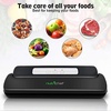 image:imageNutriChef Automatic Handheld Vacuum Sealer Machine  Simple amp Compact Fresh Saver Meal  Vacuum Sealing System with Starter Pack for Food PreservationBlack