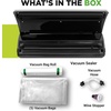image:imageNutriChef Vacuum Sealer  Automatic Vacuum Air Sealing System For Food Preservation w Starter Kit  Compact Design  Lab Tested  Dry amp Moist Food Modes  Led Indicator Lights Black EWESilverBlack
