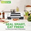 image:imageNutriChef Vacuum Sealer  Automatic Vacuum Air Sealing System For Food Preservation w Starter Kit  Compact Design  Lab Tested  Dry amp Moist Food Modes  Led Indicator Lights Black EWESilverBlack