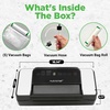 image:imageNutriChef Vacuum Sealer  Automatic Vacuum Air Sealing System For Food Preservation w Starter Kit  Compact Design  Lab Tested  Dry amp Moist Food Modes  Led Indicator Lights Black EWEBlackSilver