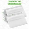 image:imageNutriChef Vacuum Sealer Bags 11x50 Rolls 2 pack for Food Saver Seal a Meal NutriChef Weston Commercial Grade BPA Free Heavy Duty Great for vac storage Meal Prep or Sous Vide28x50