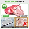 image:imageNutriChef Vacuum Sealer Bags 11x50 Rolls 2 pack for Food Saver Seal a Meal NutriChef Weston Commercial Grade BPA Free Heavy Duty Great for vac storage Meal Prep or Sous Vide28x50
