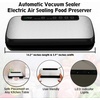 image:imageNutrichef Automatic Food Vacuum Sealer with Double Sealing Function Electric Air Sealing System for Dry Liquid amp Moist Foods Reduces Food Waste Preserve Freshness of Proteins Fruits VegetablesSilver