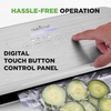 image:imageNutrichef Automatic Food Vacuum Sealer with Double Sealing Function Electric Air Sealing System for Dry Liquid amp Moist Foods Reduces Food Waste Preserve Freshness of Proteins Fruits VegetablesBlackSilverWhite