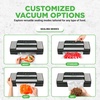 image:imageNutrichef Automatic Food Vacuum Sealer with Double Sealing Function Electric Air Sealing System for Dry Liquid amp Moist Foods Reduces Food Waste Preserve Freshness of Proteins Fruits VegetablesBlack
