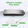 image:imageNutrichef Automatic Food Vacuum Sealer with Double Sealing Function Electric Air Sealing System for Dry Liquid amp Moist Foods Reduces Food Waste Preserve Freshness of Proteins Fruits VegetablesSilverBlack