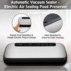 image:imageNutrichef Automatic Food Vacuum Sealer with Double Sealing Function Electric Air Sealing System for Dry Liquid amp Moist Foods Reduces Food Waste Preserve Freshness of Proteins Fruits VegetablesSilver