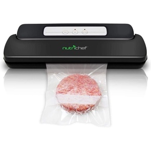 image:imageNutriChef Automatic Handheld Vacuum Sealer Machine  Simple amp Compact Fresh Saver Meal  Vacuum Sealing System with Starter Pack for Food PreservationBlack