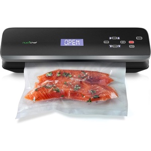 image:imageNutriChef Upgraded Vacuum Sealer  Automatic Vacuum Air Sealing System For Food Preservation w Starter Kit  Compact Design  Lab Tested  Dry amp Moist Food Mode Builtin Bag Cutter 2020 Model