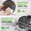 image:imageNutriChef 128 Inch Nonstick Pizza Pan for Oven  Carbon Steel Pizza Baking Tray with Airflow Holes  Premium Bakeware for Fresh amp Frozen Pizza Dishwasher Safe  Gray2 Pack