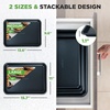 image:imageNutriChef 2Piece Baking Sheet Non Stick  Premium Carbon Steel Cookie Sheets for Baking  Large and Medium Baking Trays for Oven  Blue DiamondBlue Diamond
