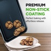 image:imageNutriChef 2Piece Baking Sheet Non Stick  Premium Carbon Steel Cookie Sheets for Baking  Large and Medium Baking Trays for Oven  Blue DiamondBlue Diamond