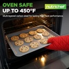 image:imageNutriChef 2Piece Baking Sheet Non Stick  Premium Carbon Steel Cookie Sheets for Baking  Large and Medium Baking Trays for Oven  Blue DiamondGray