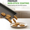 image:imageNutriChef 3Piece Nonstick Baking Sheet Set  NonToxic Cookie Sheets for Everyday Baking  Small Medium amp Large Oven Safe Bakeware Trays  WarpResistant Easy to Clean amp Dishwasher SafeGray