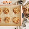 image:imageNutriChef Large Nonstick Cookie Sheet for Baking  17 x 11 Carbon Steel Kitchen Oven Baking Pan Premium Restaurant Grade Bakeware wBlue Silicone Handles  Easy to Clean Champagne GoldCopper