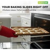 image:imageNutriChef Nonstick Extra Large Baking Sheets  22 x 16 Inch Mega Cookie Sheet Pans for Baking amp Roasting  WarpResistant Thick Gauge Cookie Tray Set  Oven amp Dishwasher Safe  2 Pack2 Piece
