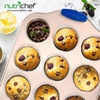 image:imageNutrichef 12 Cup Muffin Pan Durable and Nonstick Carbon Steel Bake Pan with Silicone Handles Kitchen Essential Cupcake Pan Stain Resistant Easy Clean PFOA PFOS PTFE Free 1622 x 1043Gold