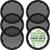 image:imageNutriChef 128 Inch Nonstick Pizza Pan for Oven  Carbon Steel Pizza Baking Tray with Airflow Holes  Premium Bakeware for Fresh amp Frozen Pizza Dishwasher Safe  Gray6 Pack
