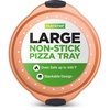image:imageNutriChef 13Inch Nonstick Pizza Tray  Round Carbon Steel NonStick Pizza Baking Pan with Perforated Holes Premium Bakeware Pizza Screen with Silicone Grip Handles Dishwasher Safe  CopperCopper