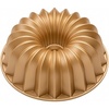 image:imageNutriChef 9Inch Cake Pan Thick and Heavy Cast Aluminum Cake Molds with 2 Layers of Nonstick Coating  Bloom Flower Design for Uniform Baking Up To 500 Degrees  Easy to Clean GoldLines
