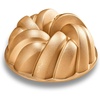 image:imageNutriChef 9Inch Cake Pan Thick and Heavy Cast Aluminum Cake Molds with 2 Layers of Nonstick Coating  Bloom Flower Design for Uniform Baking Up To 500 Degrees  Easy to Clean GoldFlow