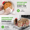 image:imageNutriChef 15Piece Nonstick Bakeware Set w Baking Utensils  Premium Oven Safe Baking Pans with Silicone Handles Easy Clean Dishwasher Safe Tray Set for Cakes Muffins Bread Cookies amp RoastingGold