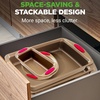image:imageNutriChef 15Piece Nonstick Bakeware Set w Baking Utensils  Premium Oven Safe Baking Pans with Silicone Handles Easy Clean Dishwasher Safe Tray Set for Cakes Muffins Bread Cookies amp RoastingGold
