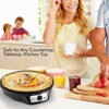 image:imageNutriChef Crepe Maker  Cooks Bacon Roti Tortillas amp Omelets  Easy to Clean Detachable Cooktop  12 inch Cook Area with Adjustable Temperature  Includes Wooden Spatula amp Batter Spreader