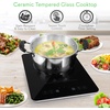 image:imageNutriChef Electric Induction CookTop  Upgraded Tech Single Digital Portable Countertop stove Burner Kids Safety Lock  Made For Magnetic amp Cast Iron Pots  120V PKSTIND24