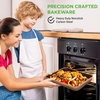 image:imageNutriChef Stackable NonStick Baking Pan Set  Carbon Steel Bakeware Set w Cookie Sheet Muffin amp Loaf Pan Double Coated for Easy Release Oven amp Dishwasher Safe Resists Warping  Easy to CleanGold