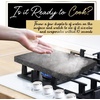 image:imageNutrichef Cooking Stone Grill Set  Hot Lava Rock Sizzling Plate for Steak BBQ amp Meat Grilling with Stainless Steel Knives Cooks and Retains Heat amp Flavor Heated Tray for Serving FoodStandard