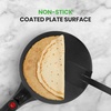image:imageNutrichef Electric Crepe Maker  8inch Nonstick Cooktop with OnOff Switch  Cooks Roti Tortillas amp Pancakes  Automatic Temperature Control amp Cool Touch Handle  Includes Food Bowl Whisk amp SpatulaBlack